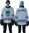Sock Puppets White Hockey Jerseys