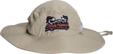 Sock Puppets Beige Bucket Hat