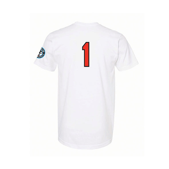 Youth White Jersey T-Shirt