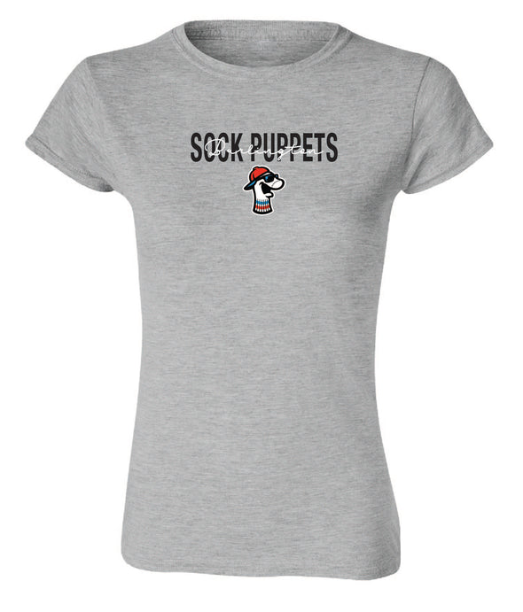 Women's Grey Script T-Shirt
