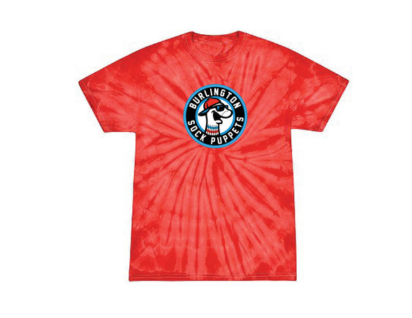 Sock Puppets Red Tie-Dye Tee